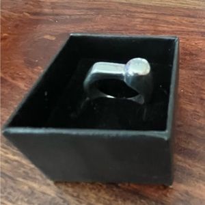 925 Sterling Silver Dome Ring.